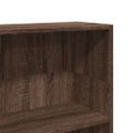 vidaXL Knižnica hnedý dub 80x24x109 cm kompozitné drevo