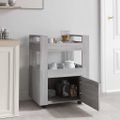 vidaXL Kuchynský vozík sivý dub sonoma 60x45x80 cm spracované drevo