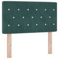 vidaXL Posteľ boxspring s matracom Tmavozelená 80 x 200 cm Zamat