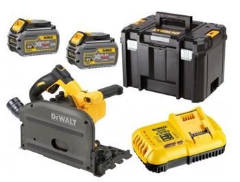 Dewalt Akumulátorová kotúčová píla ponorná DeWALT DCS520T2R, 54V, 2x akumulátor 6,0 Ah + lišta