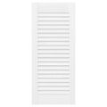vidaXL dvierka skriniek Louvred Design 2 ks Biela 69x29,5 cm