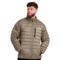 Pánska bunda Puffer Vetiver/Black - GymBeam, veľkosť M, veľkosť oblečenia M