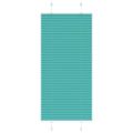 vidaXL Plisovaná roleta petrolejovo zelená 60x100 cm šírka látky 59,4 cm polyester