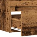 vidaXL Skrinka pod umývadlo staré drevo 90x38,5x45 cm kompozitné drevo