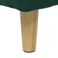 vidaXL Ottoman s Úložným Priestorom Tmavozelená 80 x 80 x 45 cm Zamat
