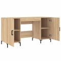 vidaXL Stôl dub somoma 140x50x75 cm kompozitné drevo