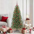 vidaXL Umelý vianočný stromček Zelená 150 cm PE a PVC