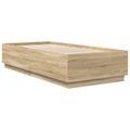 vidaXL Rám postele Sonoma dub 70 x 190 cm Kompozitné drevo