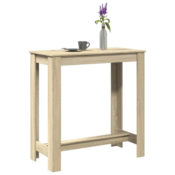 vidaXL Barový stôl dub sonoma 102x50x103,5 cm kompozitné drevo