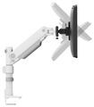 Neomounts DS65S-950WH2  Neomounts NEXT One SL Desk Mount, double display, sliding VESA (topfix clamp/grommet), white Držák, VESA, stolní, pro 2 ploché/zakrivené monitory, úhloprícka 24–34", náklon 140°, otácení 180°, rotace 180°, nosnost 22kg, bí