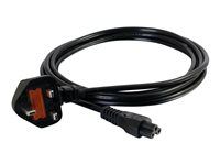 Cbl/2m BS 1363 to IEC 60320 C5 Pwr Cord