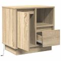 vidaXL Nočný stolík Sonoma dub 50 x 34,5 x 50 cm Kompozitné drevo