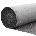 vidaXL Fleece na rybníky 1 x 25 m Polyester a bavlna Sivá