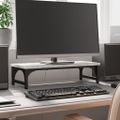vidaXL Stojan na monitor sivý sonoma 55x23x14 cm kompozitné drevo