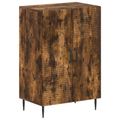 vidaXL Skriňa na topánky HAARLEM 59,5 x 39,5 x 89,5 cm Dymový dub