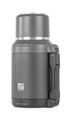 Termoska G21 nerezová 1200 ml, čierno-sivá