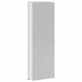 vidaXL Sprchový výklenok Biela 90 x 30 x 9,5 cm Nehrdzavejúca oceľ