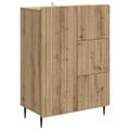 vidaXL Servírovacia skriňa Dub artisan 66 x 34,5 x 91,5 cm