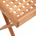 vidaXL Skladací podnosový stolík 52x36x56,5 cm masívny orech
