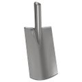 vidaXL Hlava lopaty 4 ks Strieborná 43 x 17 cm