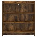 vidaXL Servírovacia skriňa Dymový dub 75 x 36 x 80 cm Kompozitné drevo