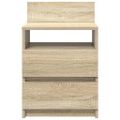 vidaXL Nočné stolíky 2 ks s 2 zásuvkami dub sonoma 40x33x60 cm