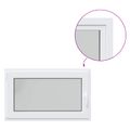 vidaXL Otočné a sklopné okno do suterénu RISOR 100 x 70 cm PVC a sklo