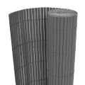vidaXL Záhradný plot Sivá 150 x 300 cm PVC