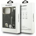 Puzdro Karl Lagerfeld Big Strap Karl Metal Logo MagSafe pre iPhone 17 Pro Max čierne
