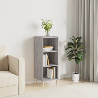 vidaXL Komoda sivý dub sonoma 34,5x32,5x90 cm kompozitné drevo