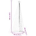 vidaXL LED vianočný stromček 789 LED farebné 476 cm