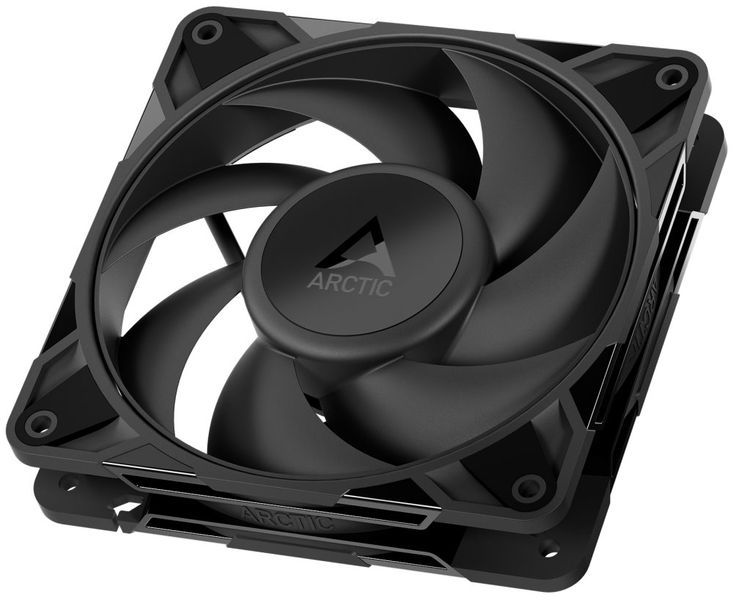 ARCTIC P12 Pro PST CO - 120mm PWM ventilátor s rozdělovačem kabelů Ventilátor, 120mm, duální kulickové ložisko, 4pin PWM, výška 25mm, cerný