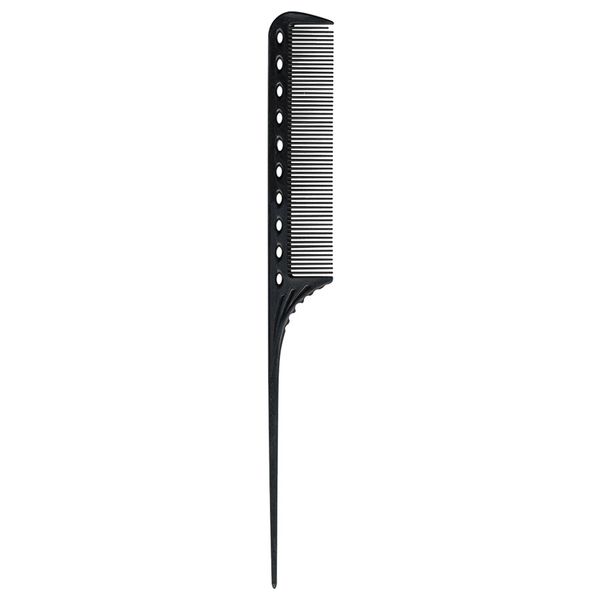 Tupírovací hrebeň so špičkou Y.S. PARK Tail comb YS-101 - čierny