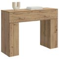 vidaXL Konferenčný stolík Dub artisan 102 x 35 x 75 cm