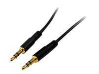 10 ft - Slim - M / M - AUX Cable - Male to Male Audio Cable - AUX Cord - Headphone Cable - Auxiliary Cable (MU10MMS) - Audio kábel - mini-phone stereo 3.5 mm s pinmi (male) do mini-phone stereo 3.5 mm s pinmi (male) - 3 m - čierna - pre P/N: KITBXAVHDPEU, KITBXAVHDPNA, KITBXAVHDPUK, KITBXDOCKPEU, KITBXDOCKPNA, KITBXDOCKPUK