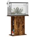 vidaXL Stojan na akvárium dymový dub 75x36x72,5 cm kompozitné drevo