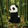 Plyšová panda sediaca 15 cm ECO-FRIENDLY