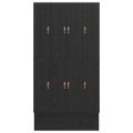 vidaXL Rám postele s úložným prostorem so zásuvkou Čierny dub 120 cm