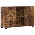 vidaXL Servírovacia skriňa FLORIN 88,5 x 30,5 x 55,5 cm Dymová dub