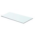 vidaXL Poličkový panel z priehľadného skla, 60x25 cm