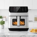 TESLA AirCook DualHeat QD65 XXL - multifunkčná duálna digitálna horúcovzdušná fritéza