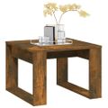 vidaXL Príručný stolík dymový dub 50x50x35 cm spracované drevo