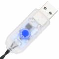 vidaXL Umelý vianočný stromček s 150 LED-i Zelená 185 cm PVC