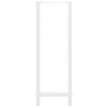 vidaXL Nohy barového stola, biele, 2 ks, 50 x (110-111) cm, oceľové