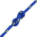 vidaXL Lodné lano modré 3 mm 250 m polypropylén
