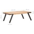 vidaXL Konferenčný stolík 114x65x40 cm masívne mangovníkové drevo