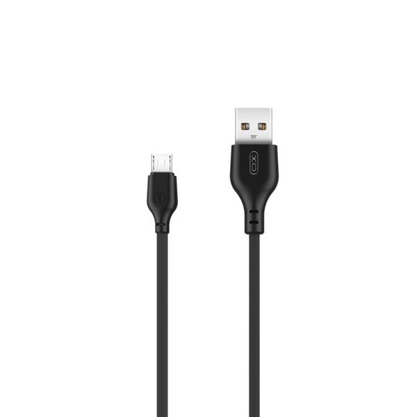 XO kábel NB103 USB - microUSB 1,0 m 2,1A čierna