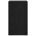 vidaXL Servírovacia skriňa Čierny dub 40 x 33 x 70 cm Kompozitné drevo