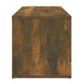vidaXL TV skrinka dymový dub 80x34x36 cm spracované drevo