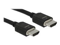 Ultra High Speed - HDMI kábel - HDMI samec na HDMI samec - 2 m - trojité tienenie - čierna - podpora Dolby DTS-HD Master Audio, podpora Dolby TrueHD, podpora pomeru strán 21:9, podpora 8K UHD (7680 x 4320)